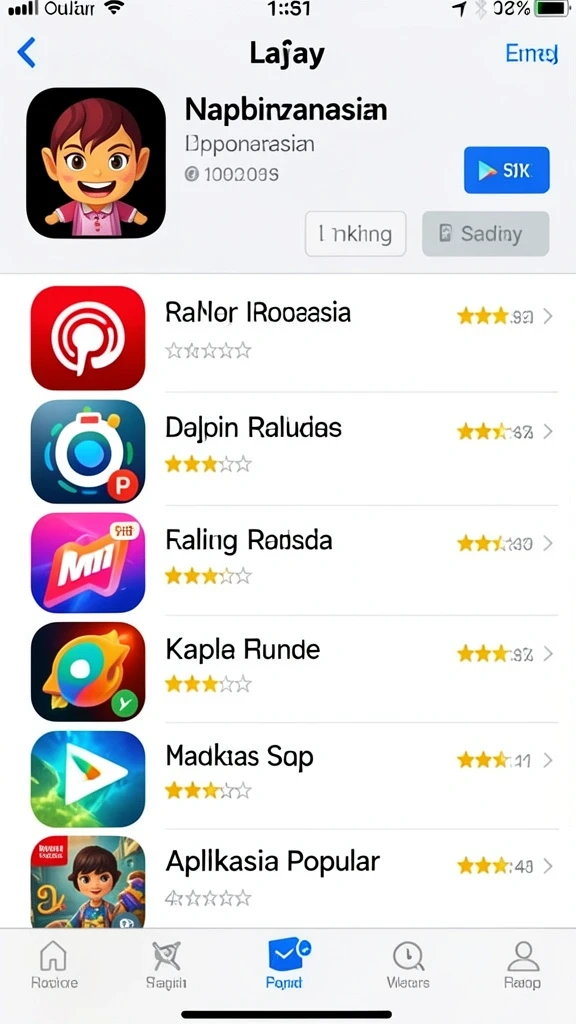 Tangkapan layar mode turnamen yang seru.
