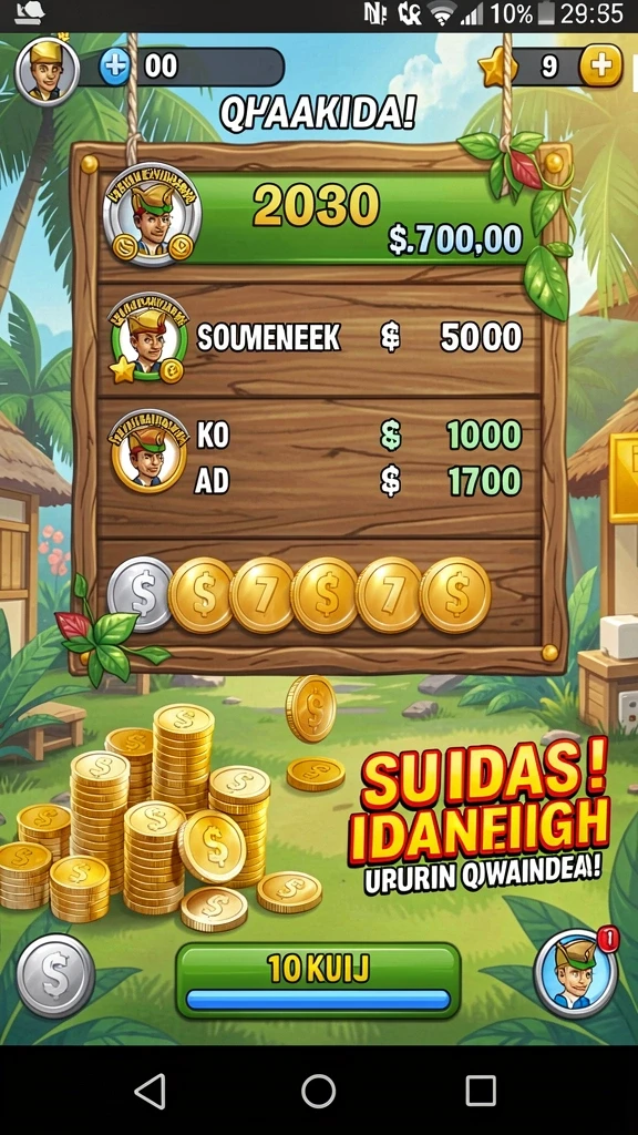 Tampilan awal yang menarik dan penuh warna.