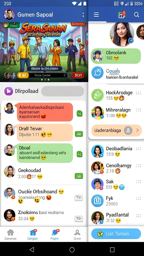 Fitur leaderboard untuk kompetisi antar pemain.
