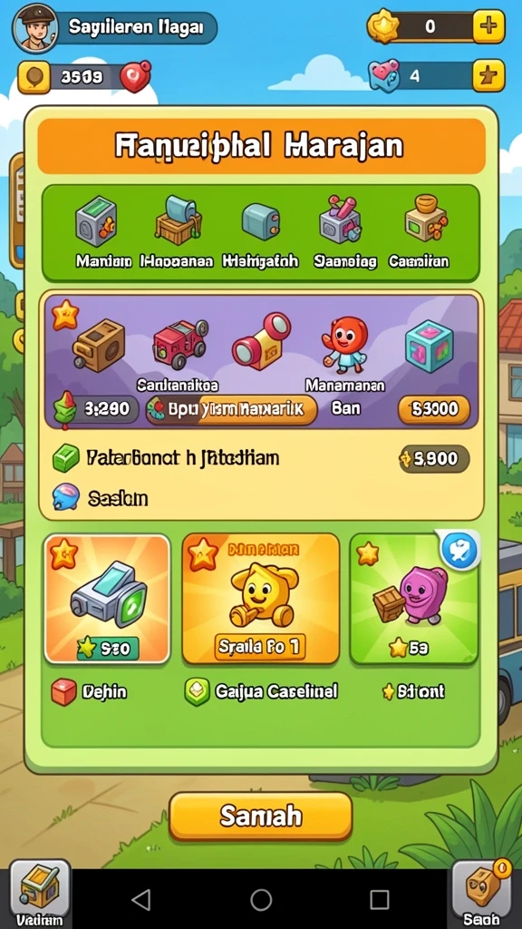 Sistem reward yang mendorong pemain untuk terus bermain.