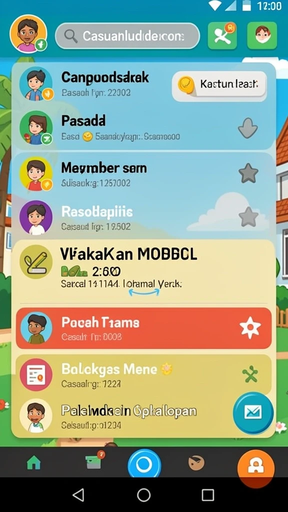 Tampilan antarmuka yang user-friendly dan menarik.
