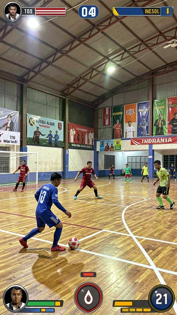 Tampilan awal yang menarik dengan karakter utama.