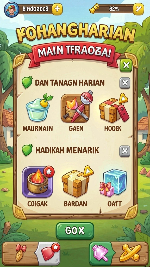 Tampilan karakter utama dalam misi pertama.