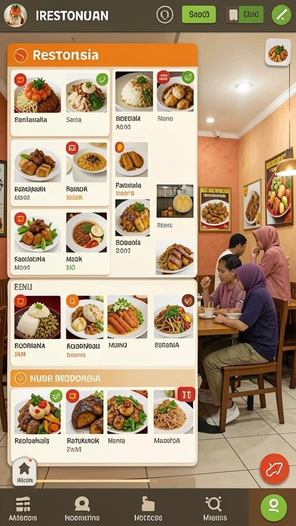 Tampilan antarmuka yang menarik dan intuitif.
