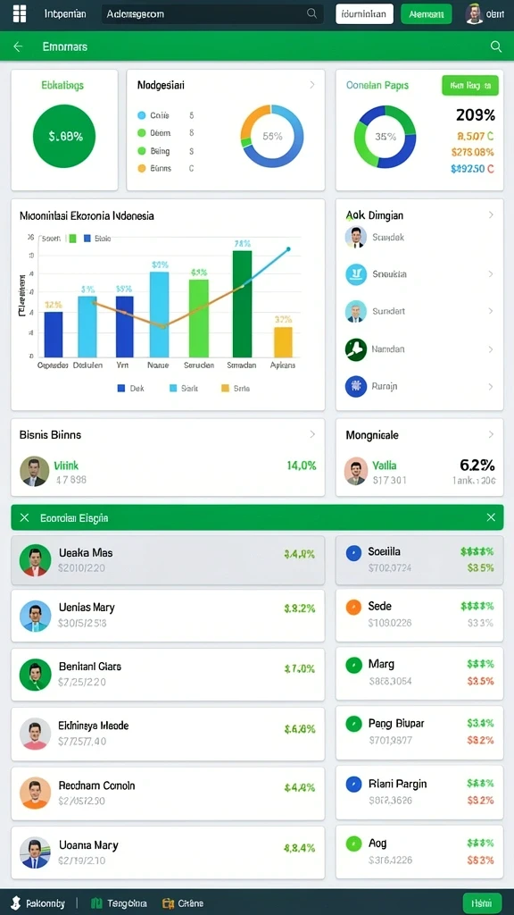 Menunjukkan antarmuka pengguna yang intuitif di aplikasi.