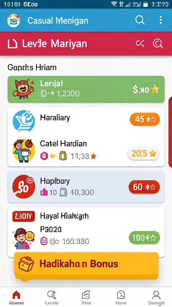 Berbagai tema permainan slot yang seru.
