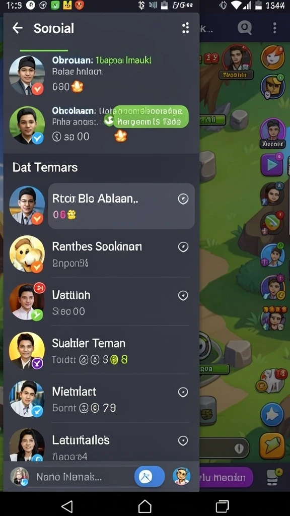 Tangkapan layar menampilkan tantangan seru dalam HOT985.