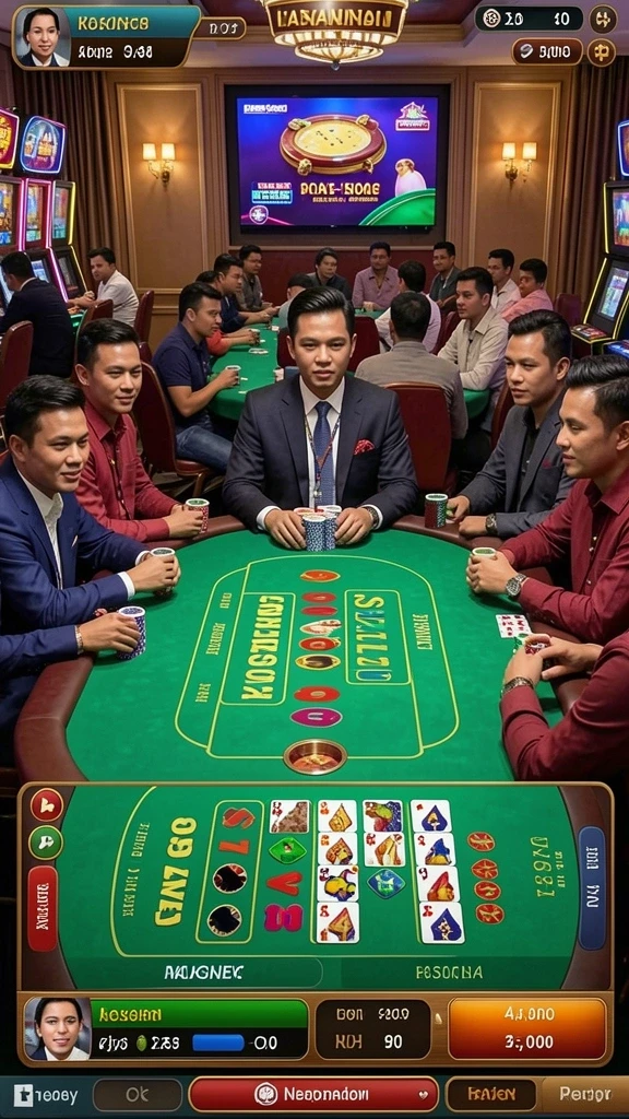 Tangkapan layar dari fitur komunitas yang mendukung interaksi antar pemain.