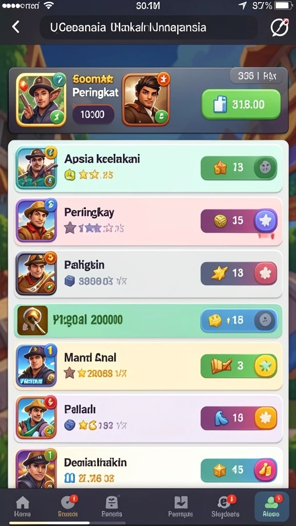 Tampilan antarmuka pengguna yang intuitif.