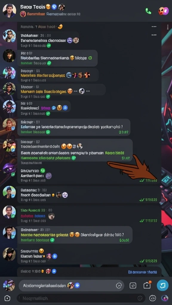 Grafis menawan yang memikat perhatian.