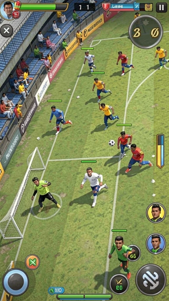 Tangkapan layar menunjukkan gameplay yang seru dalam mode multiplayer.