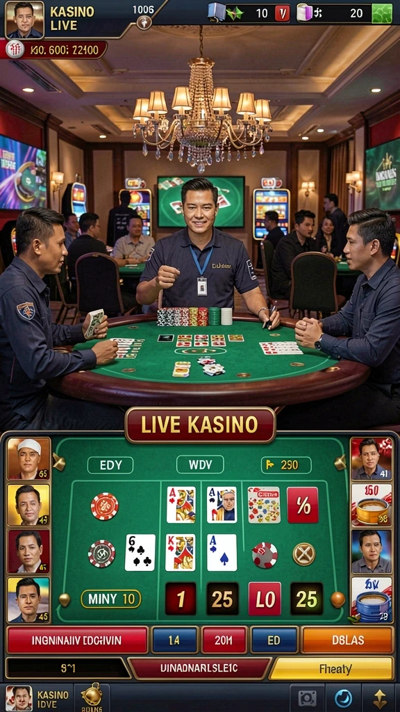 Gambar karakter yang dapat dikustomisasi dengan berbagai aksesori.