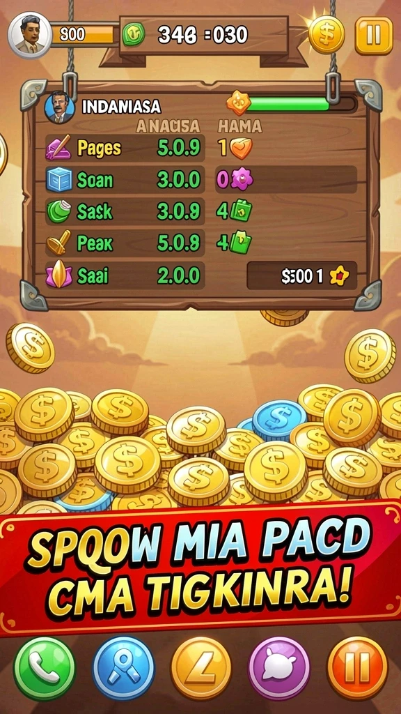 Tampilan level yang penuh warna dan detail.