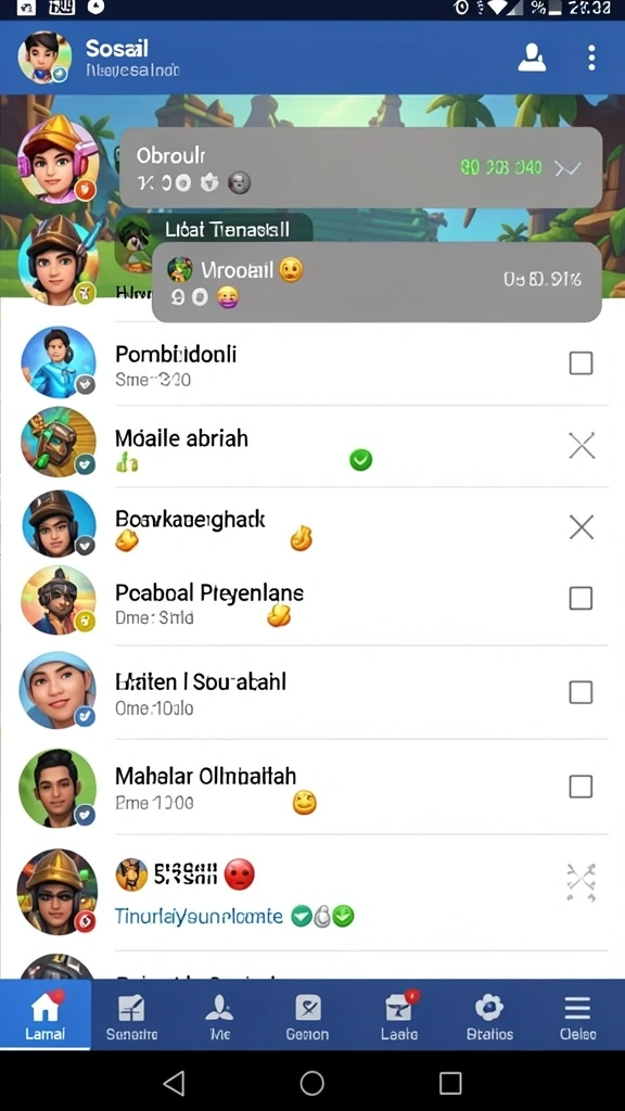 Komunitas aktif yang mendukung interaksi antar pemain.
