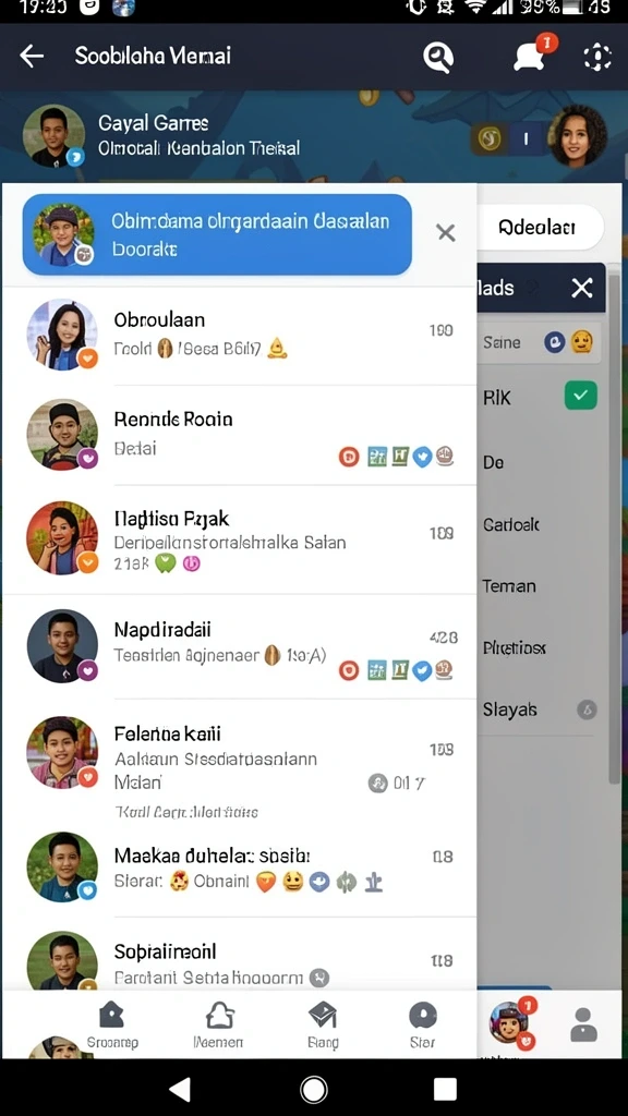 Tampilan antarmuka pengguna yang intuitif dan menarik.