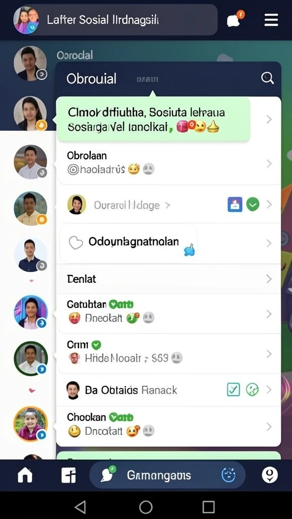 Tampilan antarmuka yang user-friendly.