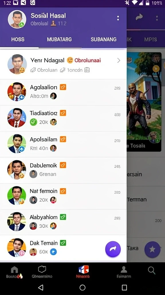 Karakter-karakter unik siap untuk dijelajahi dan dimainkan.