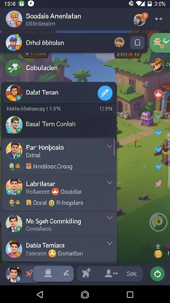 Screenshot menunjukkan karakter utama dalam aksi berani.