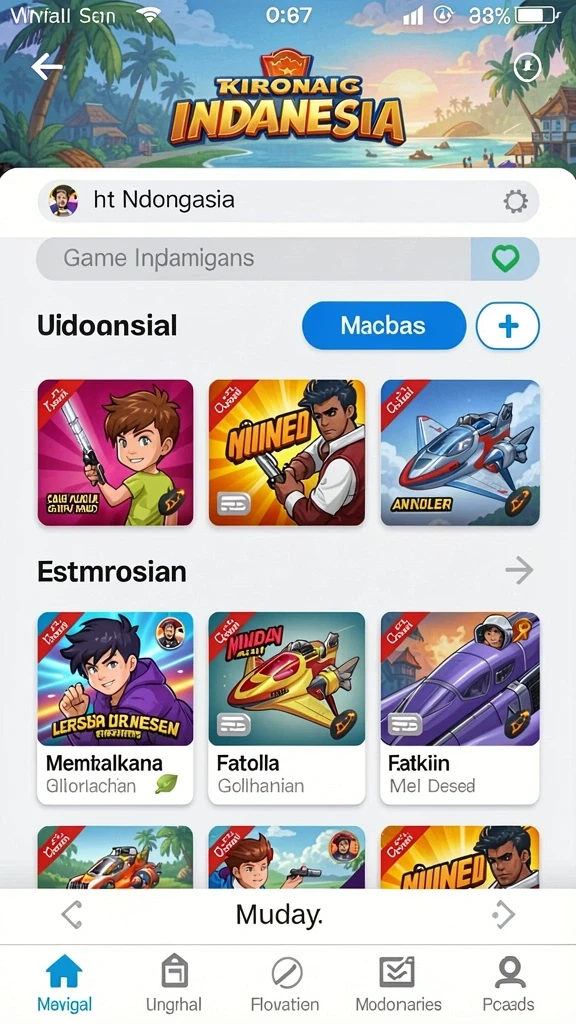 Gameplay yang menunjukkan aksi seru dari pemain yang berjuang.