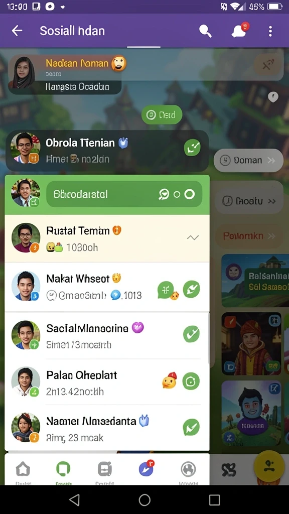 Karakter unik dengan keahlian menarik.