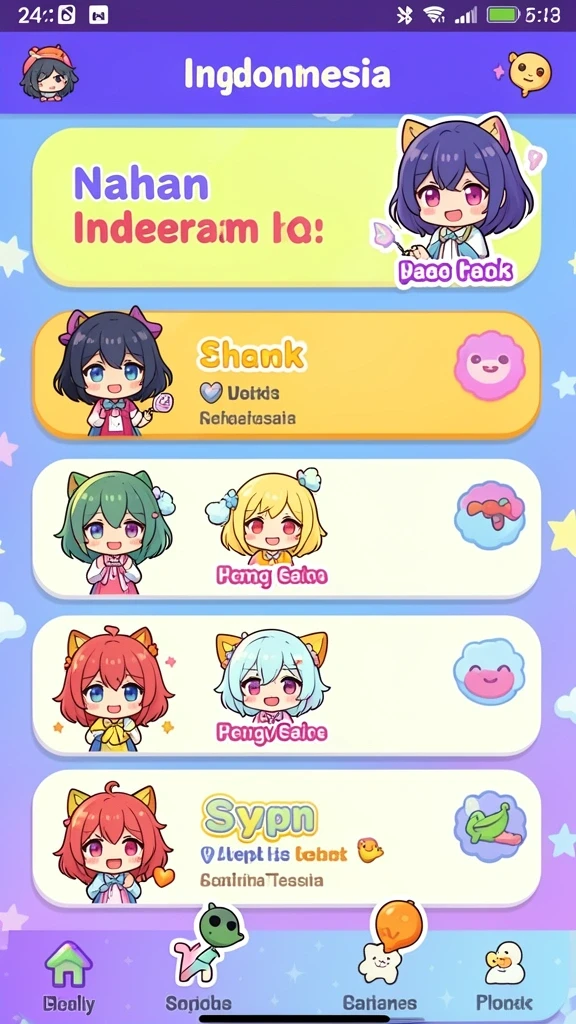 Tampilan antarmuka yang menarik dan modern.