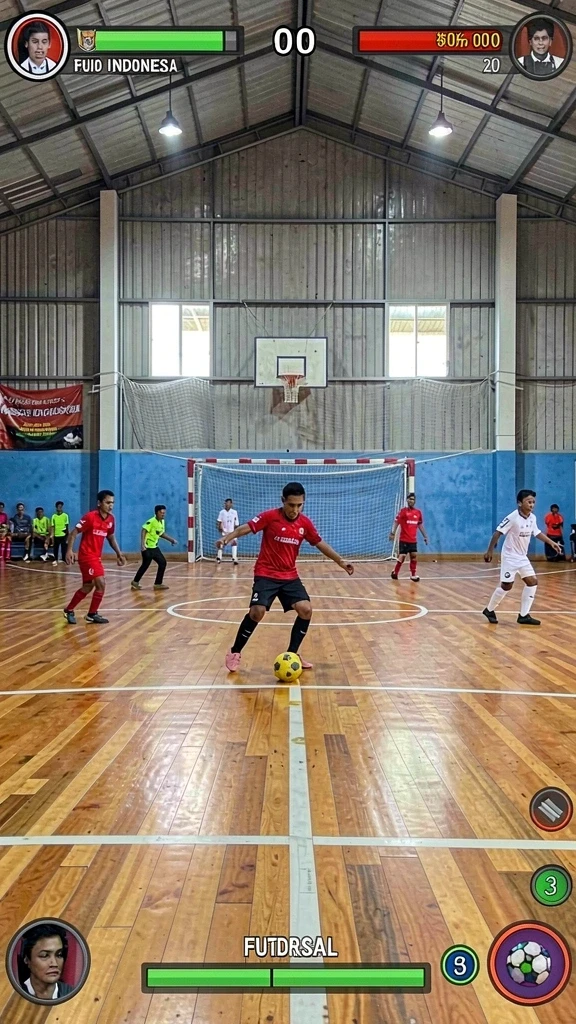 Gameplay seru dengan banyak pilihan karakter yang bisa dimainkan.