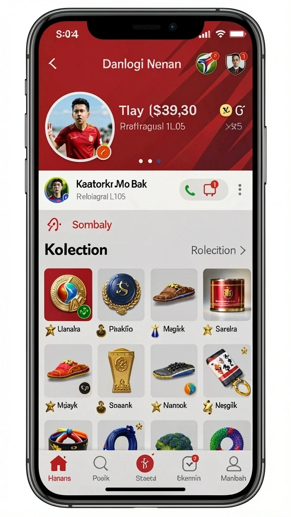 Tampilan awal yang menarik dan user-friendly.