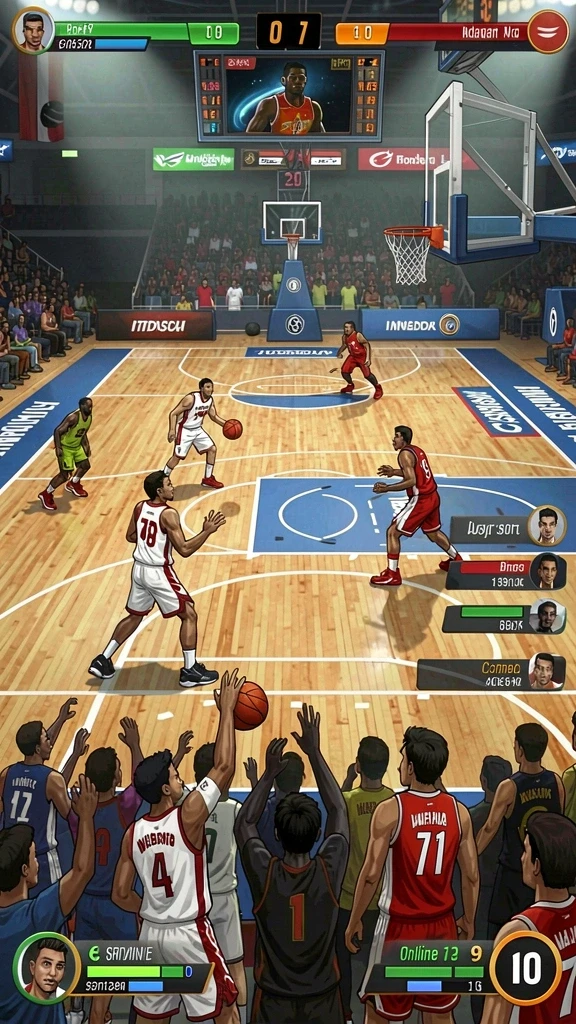 Fitur multiplayer yang memungkinkan interaksi dengan pemain lain.