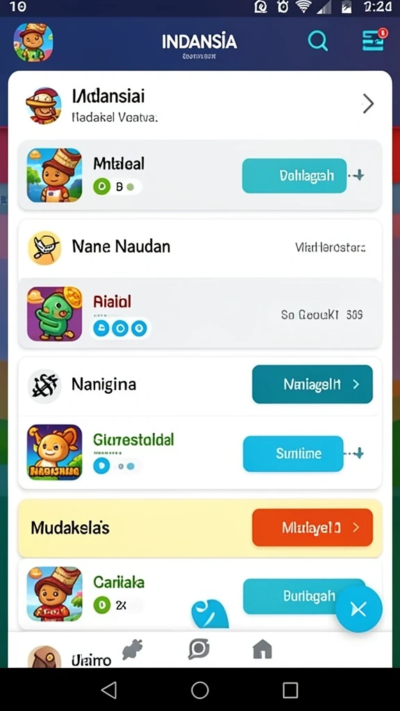 Grafik modern dan antarmuka yang ramah pengguna.