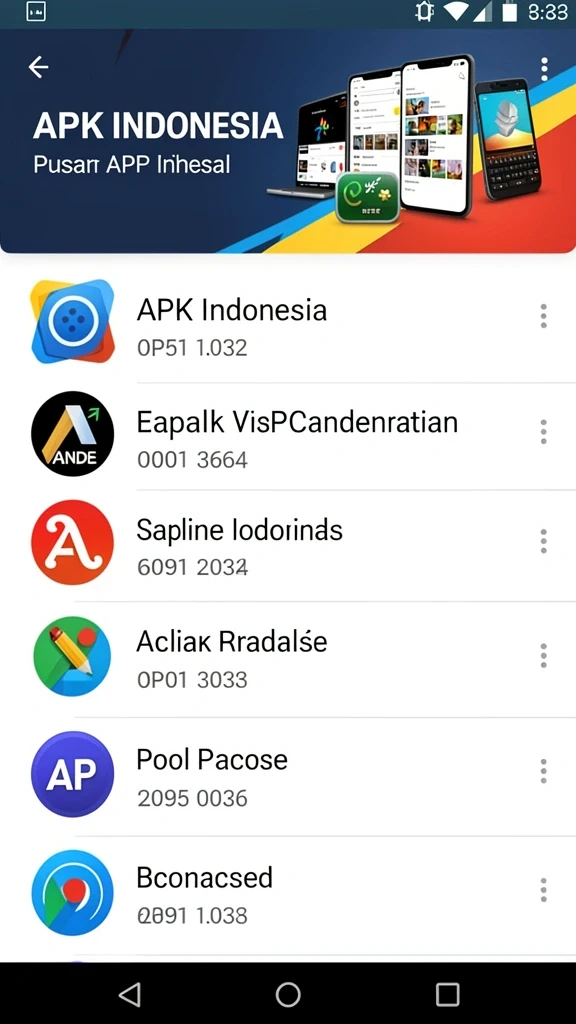 Tampilan menu utama yang menarik dan simple.