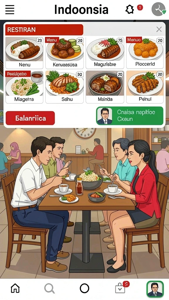 Tampilan antarmuka yang menarik dan mudah dinavigasi.